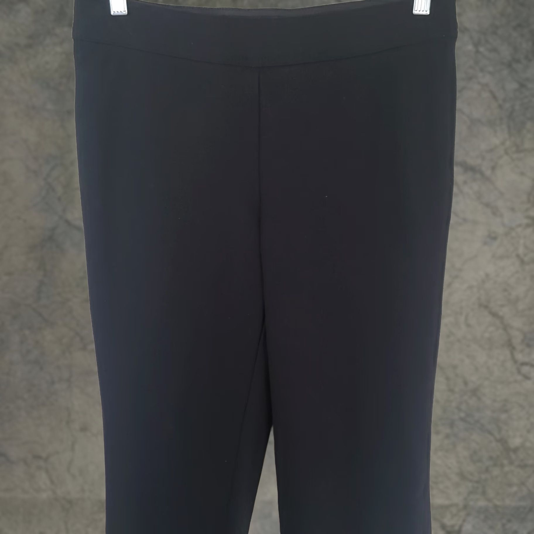 Vintage Grace Pants Women's S Black Straight Leg Stretch 31x28 Slimming Pockets Dress Pants Pants Styles 90s? Size 28" / US 6 / IT 42 - 1 Thumbnail
