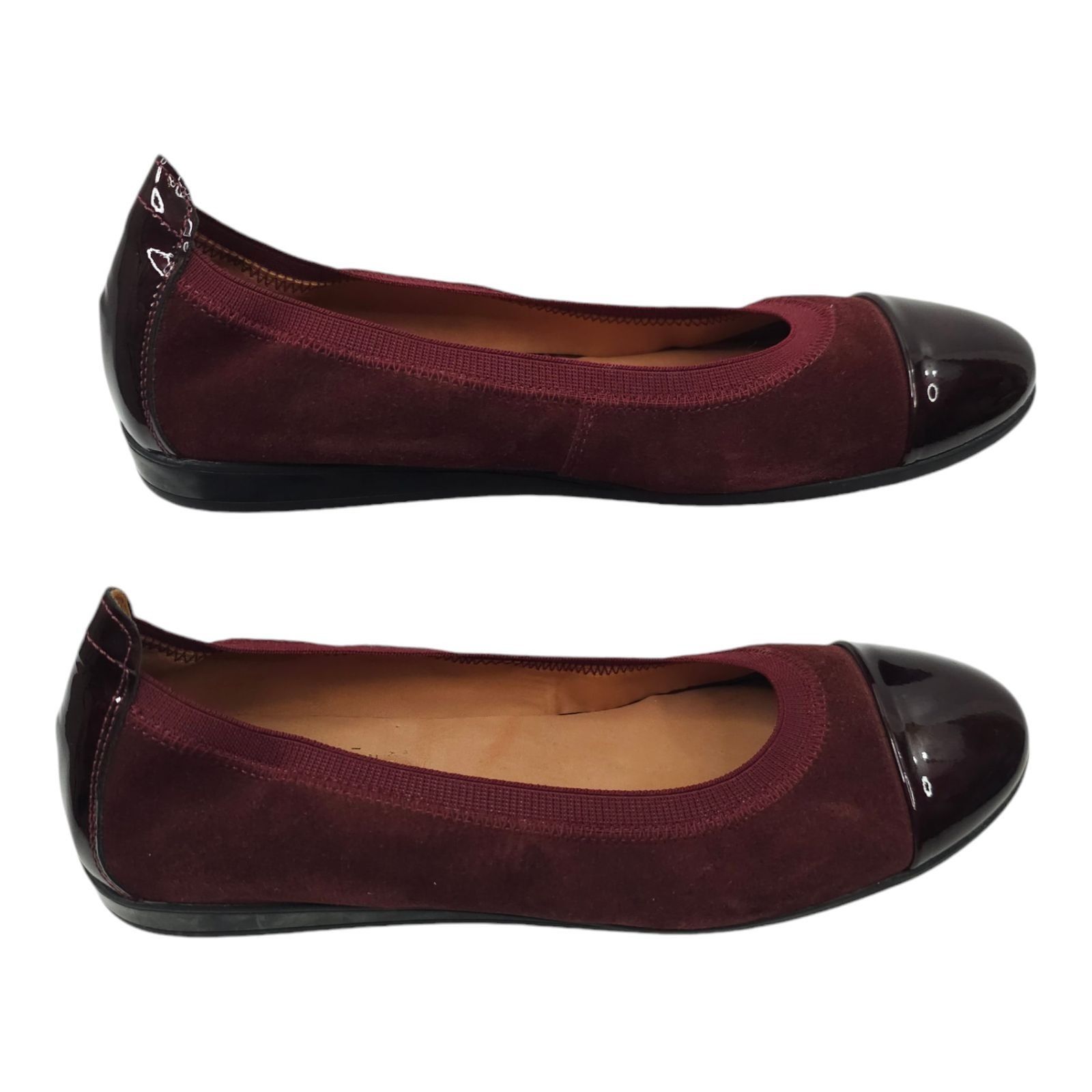 Other Marroqui Sanchez Ballet Flat Womens 8.5 Burgundy Size US 8.5 / IT 38.5 - 2 Thumbnail