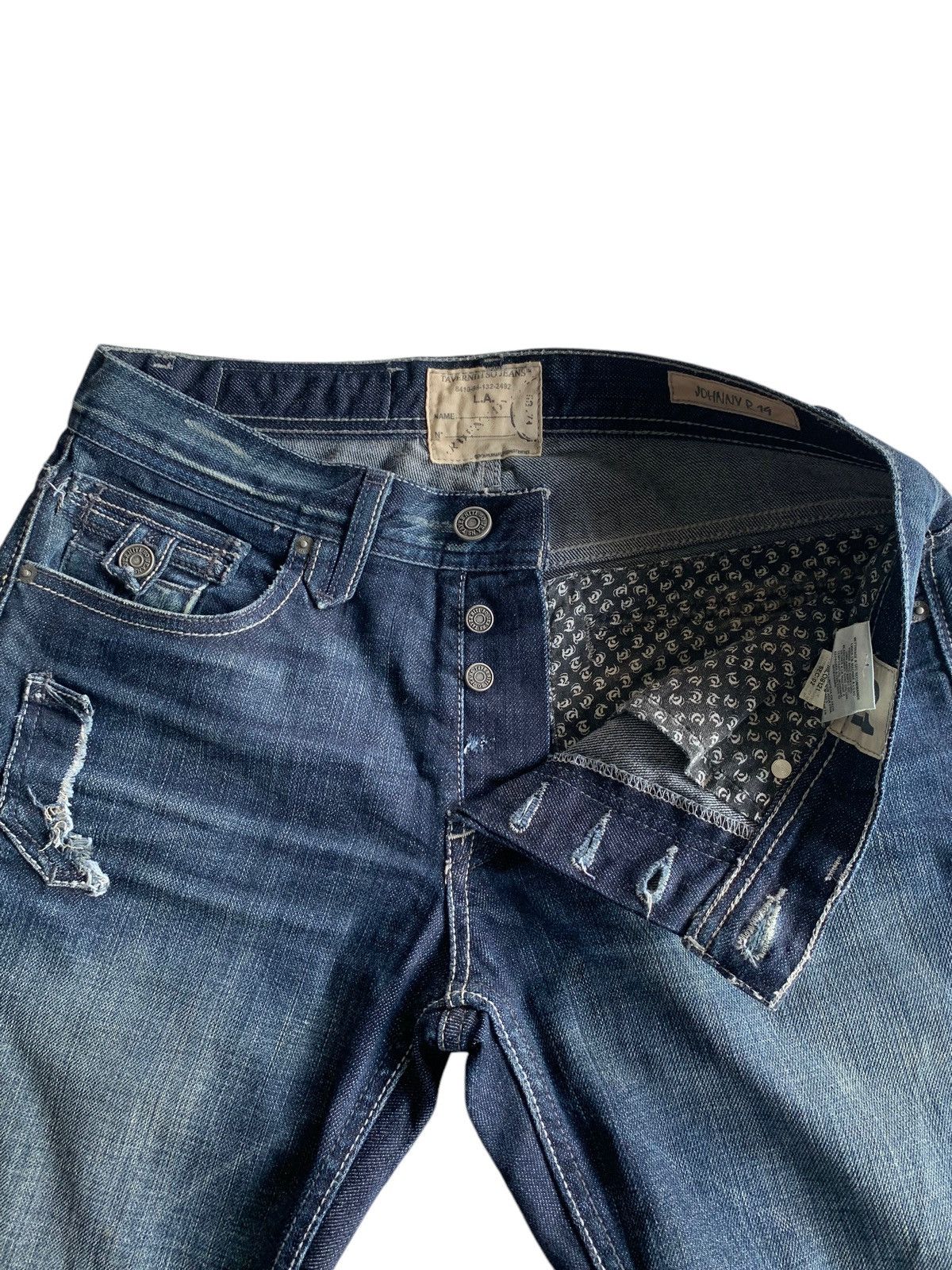 If Six Was Nine × Japanese Brand × Jean FLARE JEANS Taverniti so Jeans Punk Style Denim☠️🎌 Size US 33 - 13 Thumbnail