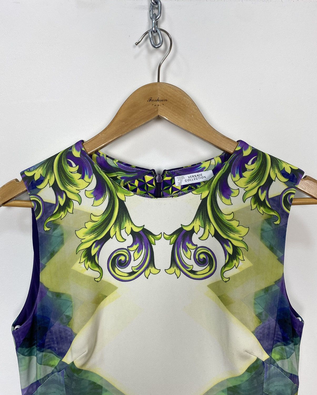 Versace Versace 2016 Collection Dress Womens Green Authentic Size 44 Size M / US 6-8 / IT 42-44 - 4 Thumbnail