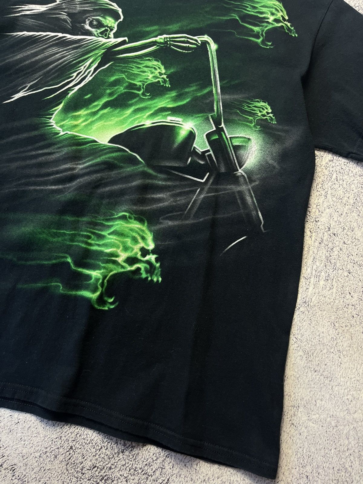 Gildan Vintage Black T shirt Ghost rider Size US L / EU 52-54 / 3 - 13 Thumbnail