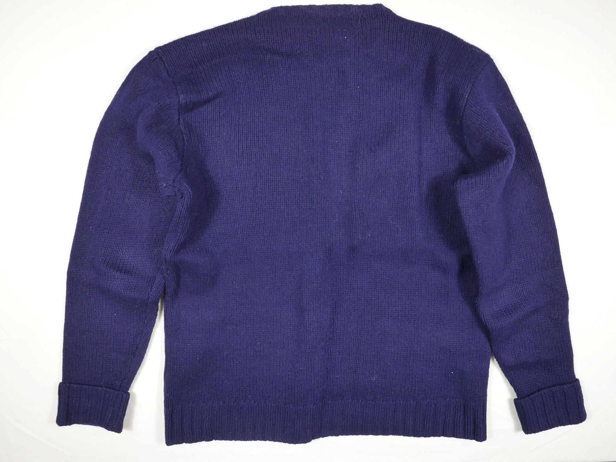 Polo Ralph Lauren Polo Ralph Lauren Sweater Navy Wool USA Flag Vintage M Size US M / EU 48-50 / 2 - 2 Thumbnail
