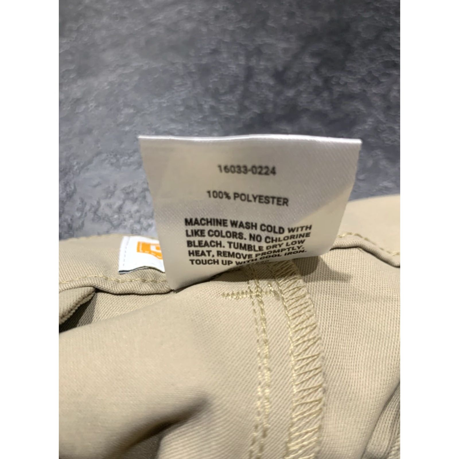 Vintage DENNIS Uniform Men’s Khaki Shorts Sz 32 Polyester Tech Regular Men Casual 32 Beige Chino Polyester Size US 32 / EU 48 - 5 Thumbnail