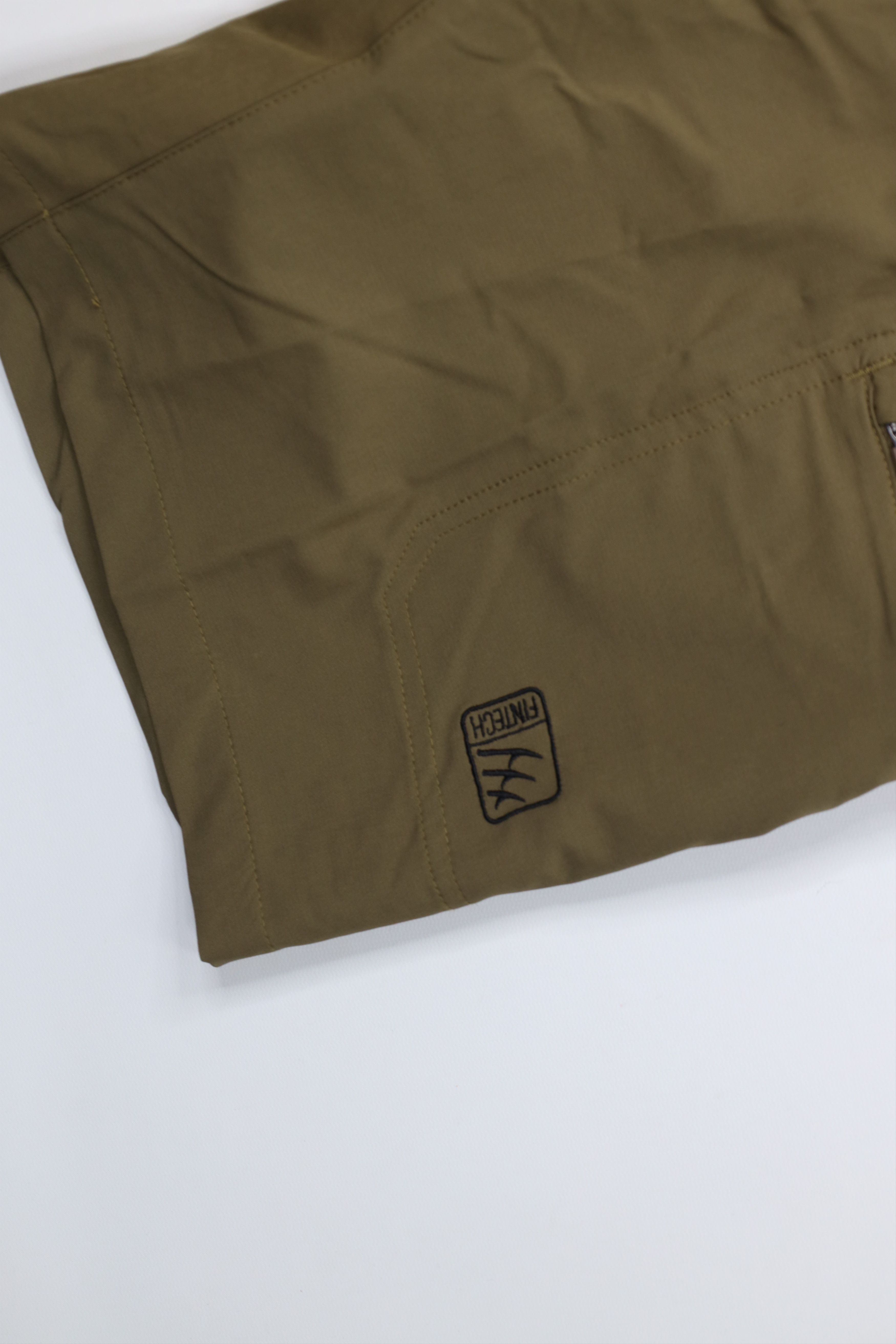 Vintage Fintech Performance Fishing Outdoor Cargo Shorts Green Size US 36 / EU 52 - 5 Thumbnail