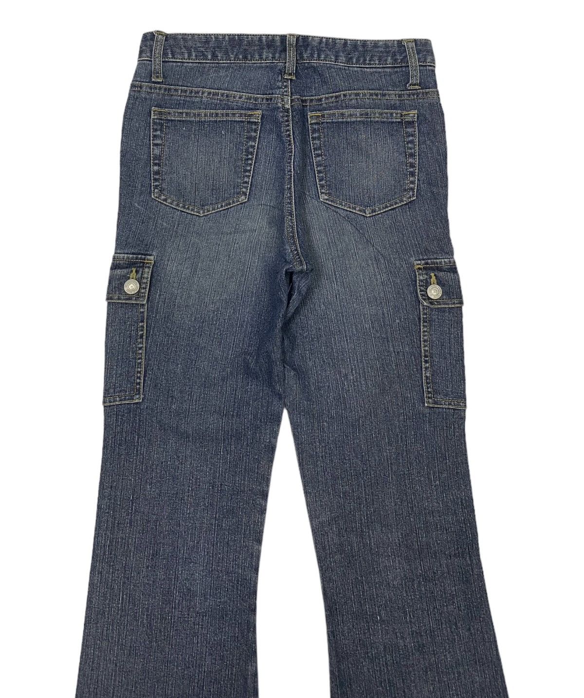 Japanese Brand 🔥ORIRIN JAPAN FLARE MULTI POCKET DENIM JEANS Size 28" / US 6 / IT 42 - 6 Thumbnail