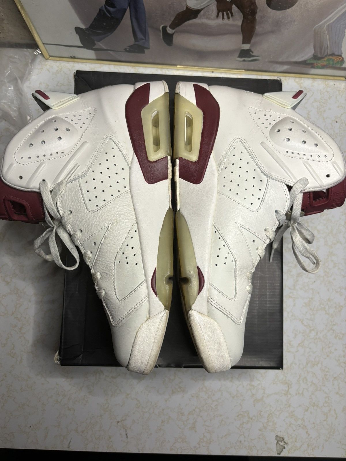 Jordan Brand Jordan Retro 6 ‘maroon’ Size US 12 / EU 45 - 3 Thumbnail