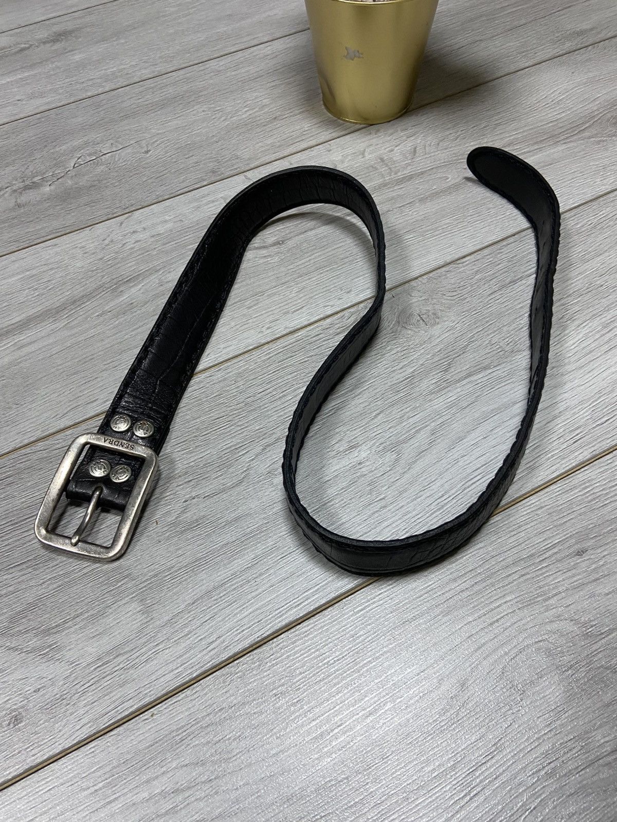 Sendra Sendra vintage Spain stitched leather belt western Size ONE SIZE - 1 Thumbnail