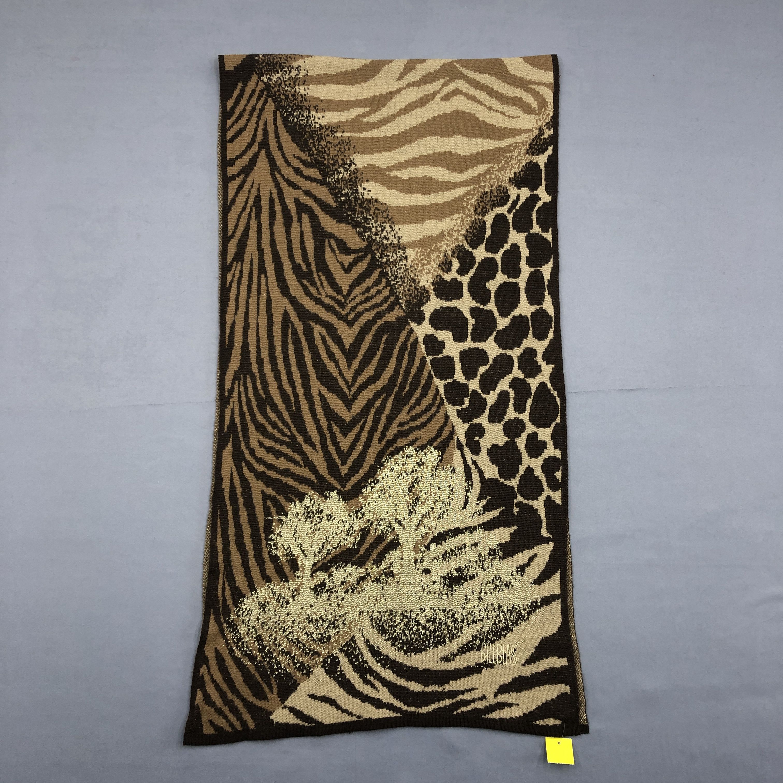 Bill Blass Vintage Bill Blass Scarf Leopard Wool Winter Neck Scarves Size ONE SIZE - 2 Thumbnail
