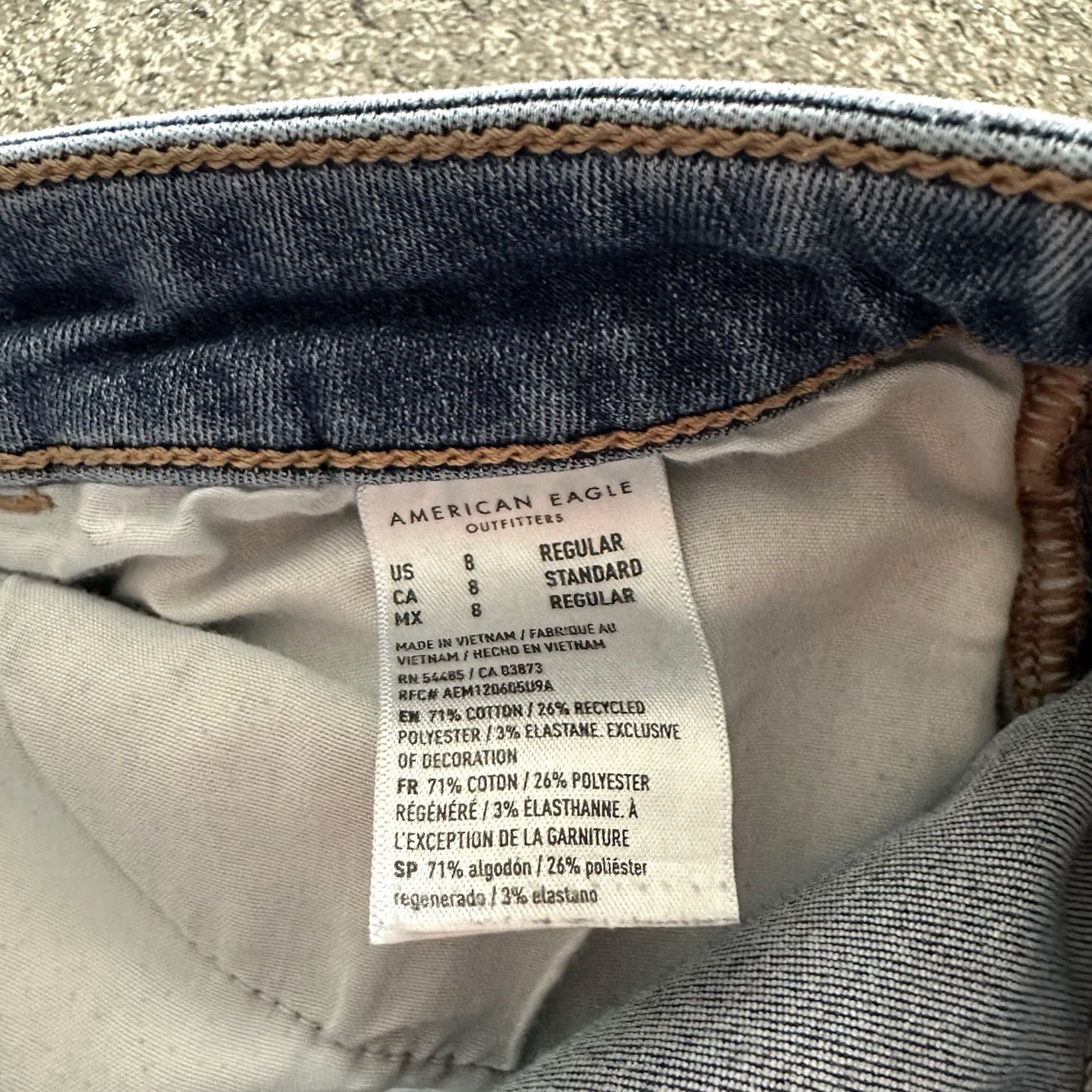 American Eagle Outfitters American Eagle Outfitters Jeans Womens 8 R 29x27 AE High Rise Jegging Stretch Slim Denim Blue 8 Womens Jeans Size 30" / US 8 / IT 44 - 6 Thumbnail
