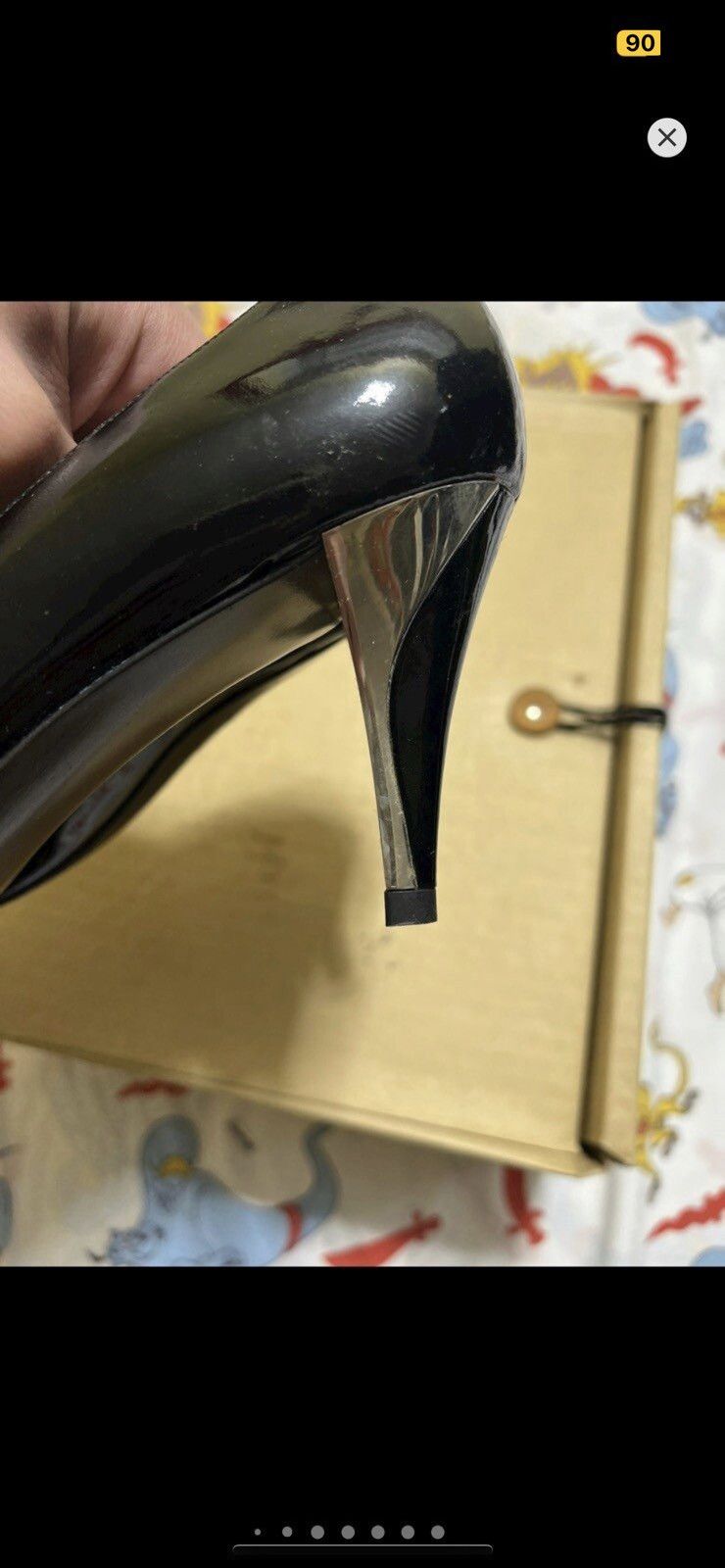 Stuart Weitzman ***FINAL DROP***RARE PATENT LEATHER STUART WEITZMAN HEEL 8 Size US 8 / IT 38 - 13 Thumbnail