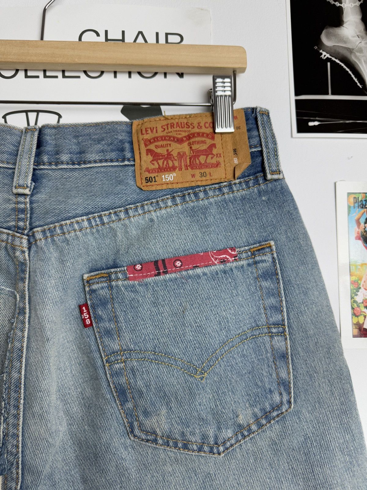 Levi's × Levi's Vintage Clothing Levi’s 501 150th anniversary denim jeans shorts jorts 30 y2k Size US 30 / EU 46 - 5 Thumbnail