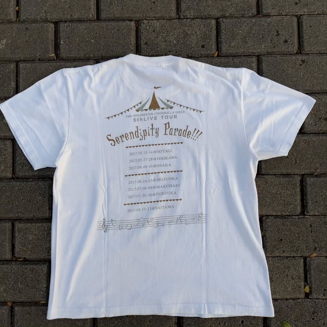 Anime Idolmaster Cinderella Girls Live 2017 Tee Size US L / EU 52-54 / 3 - 4 Thumbnail
