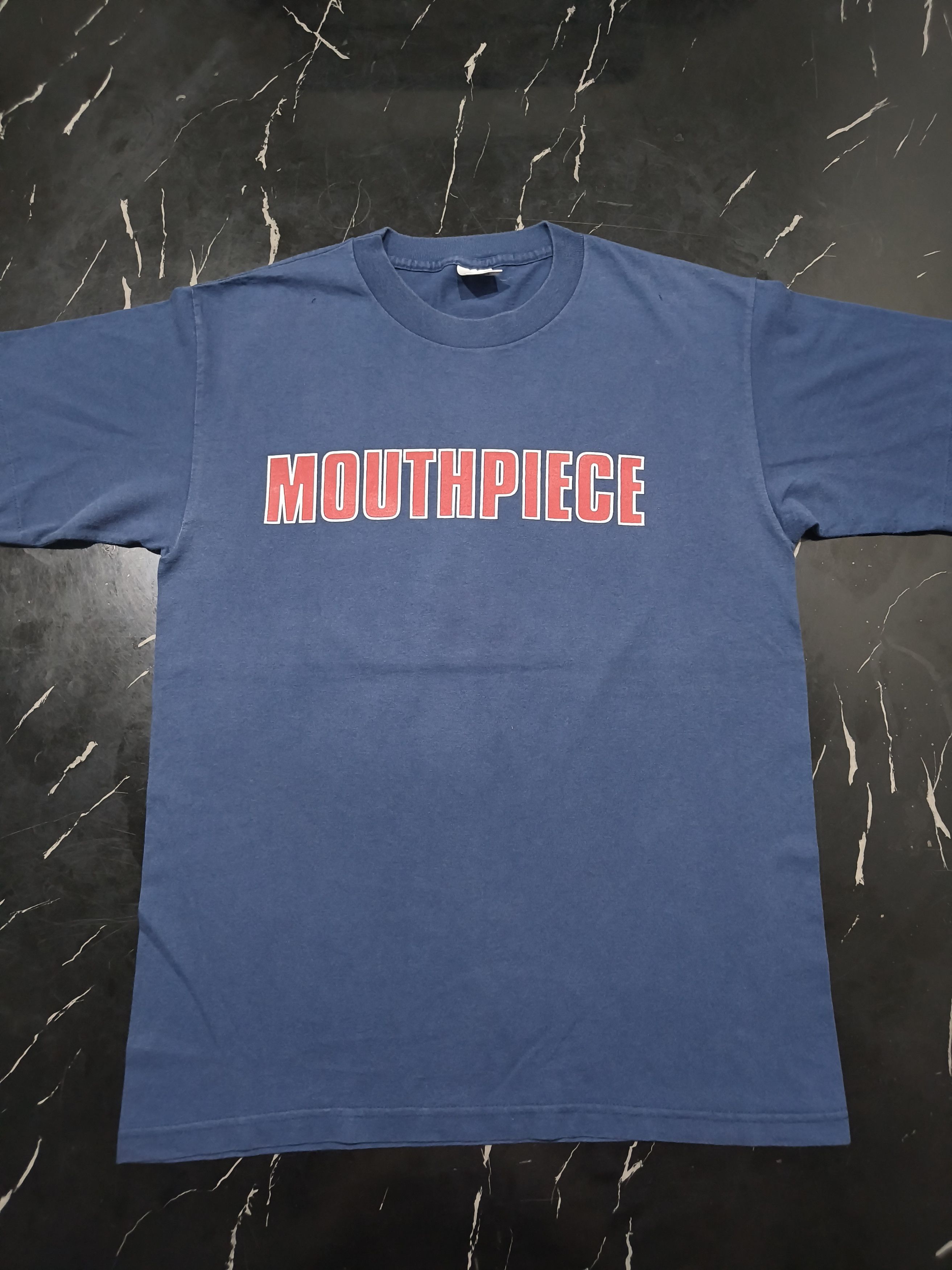 Band Tees Vintage 90s Mouthpiece (Navy) shirt Size US L / EU 52-54 / 3 - 3 Thumbnail