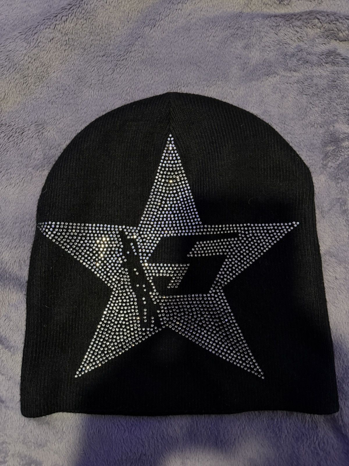 Sp5der Spider black rhinestone beanie Size ONE SIZE - 1 Thumbnail
