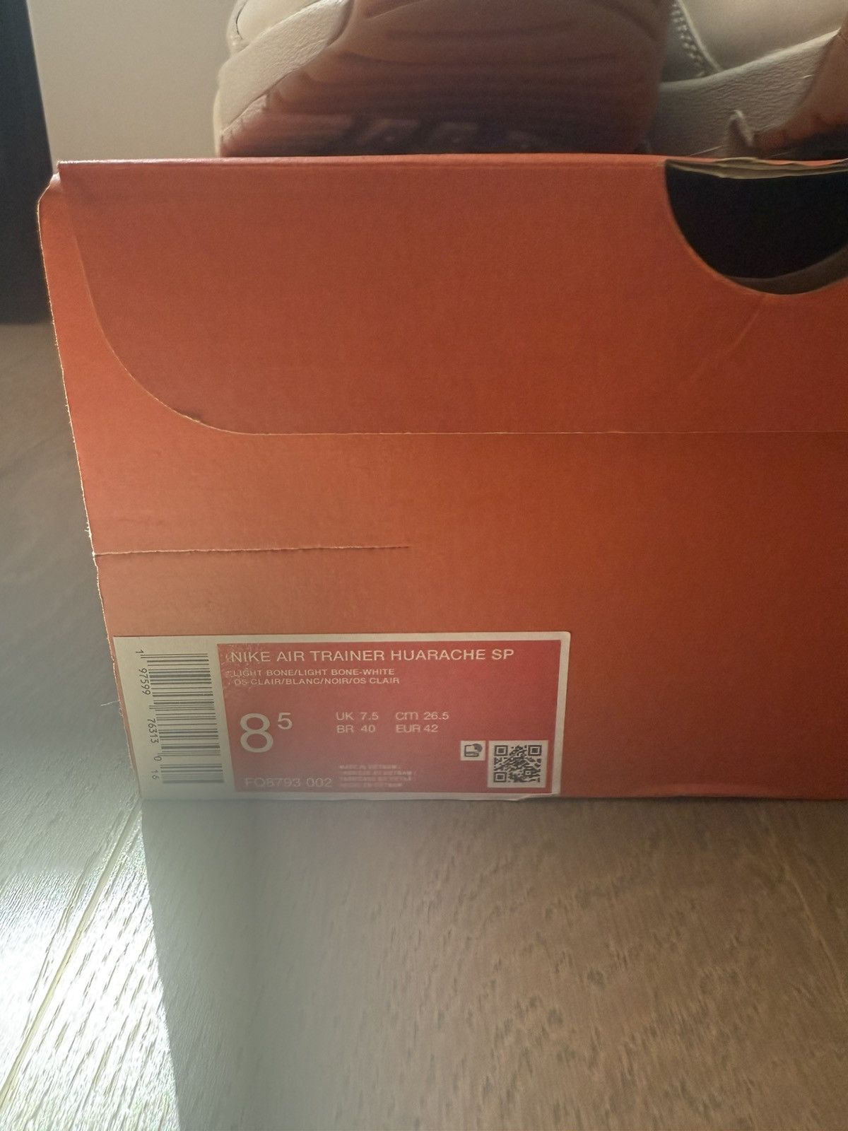Corteiz × Nike Size 8.5 US Nike Corteiz x Air Trainer Huarache Light Bone Size US 8.5 / EU 41-42 - 9 Thumbnail