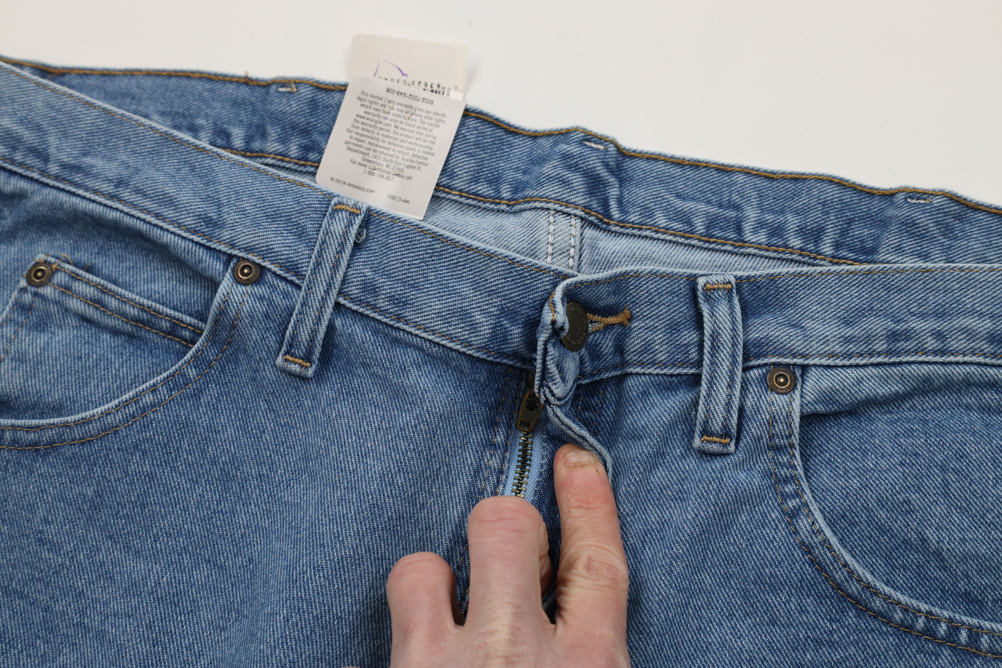 Wrangler Deadstock Vintage Y2K Wrangler Fit Bootcut Denim Jeans Blue Size US 36 / EU 52 - 7 Thumbnail