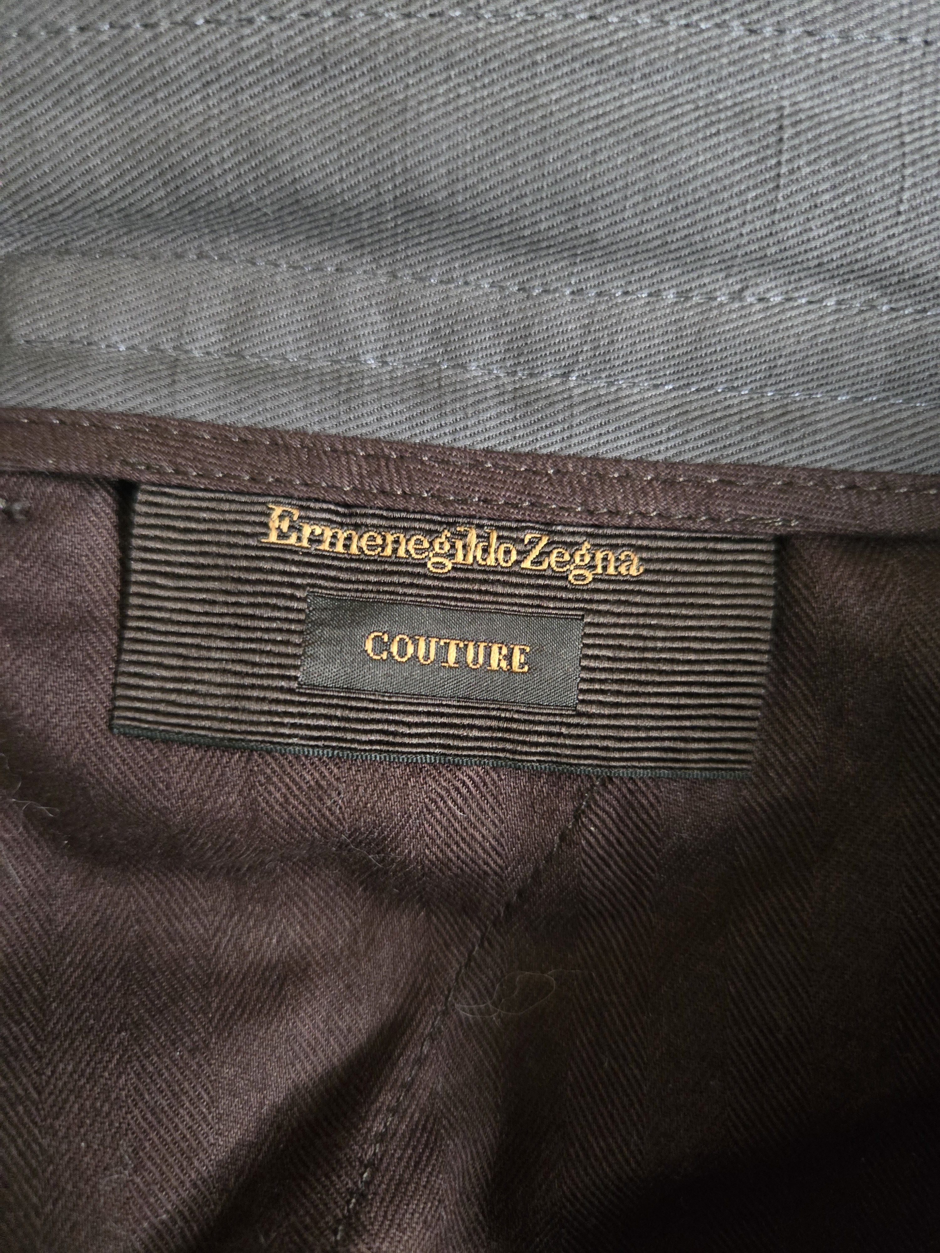 Ermenegildo Zegna Ermenegildo Zegna Cotton Linen Joggers Size US 34 / EU 50 - 4 Thumbnail