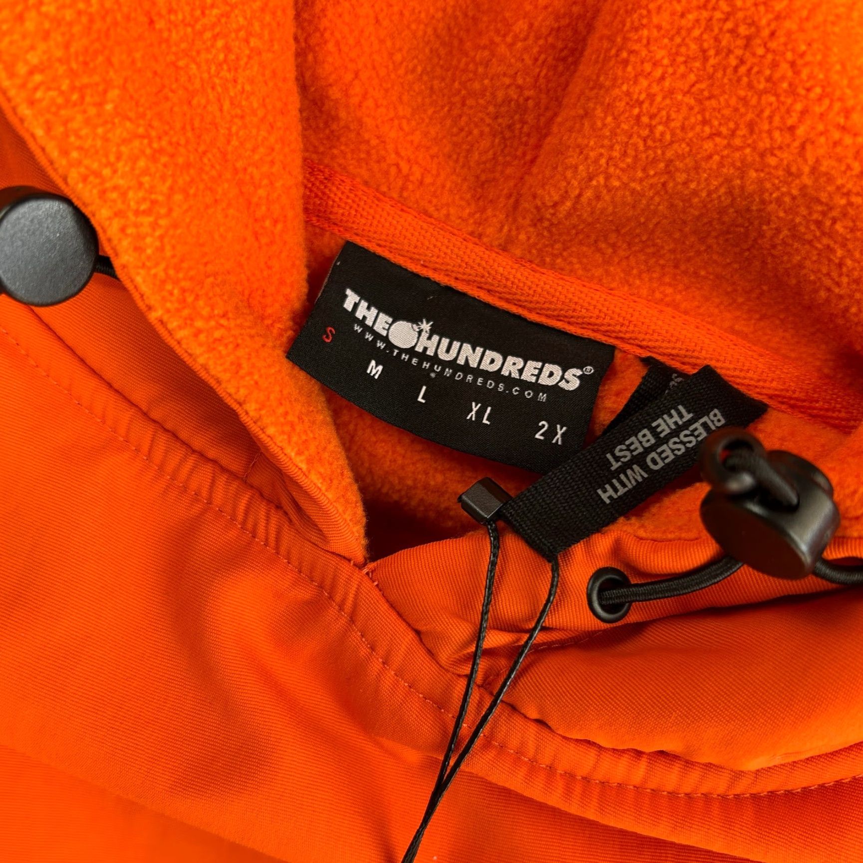 The Hundreds The Hundreds Pullover Hoodie Windbreaker Anorak Fleece Orange S NEW Outdoor Size US S / EU 44-46 / 1 - 5 Thumbnail