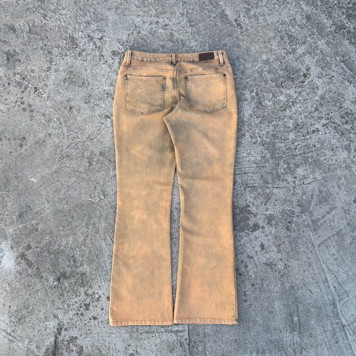 CCP (Crazy Character Print) Vintage Japanese Style Flare Jeans John Baner Size 42 Grunge Size 32" / US 10 / IT 46 - 2 Thumbnail