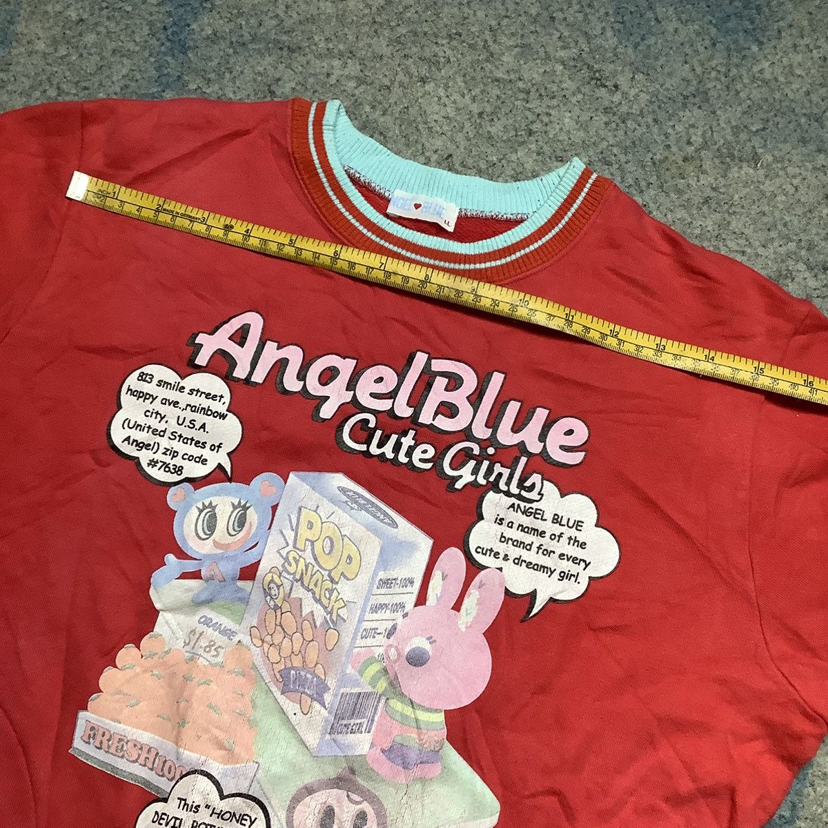 Angel Blue × Hysteric Glamour Vintage Angel Blue Sweatshirts Y2K Size US L / EU 52-54 / 3 - 16 Thumbnail