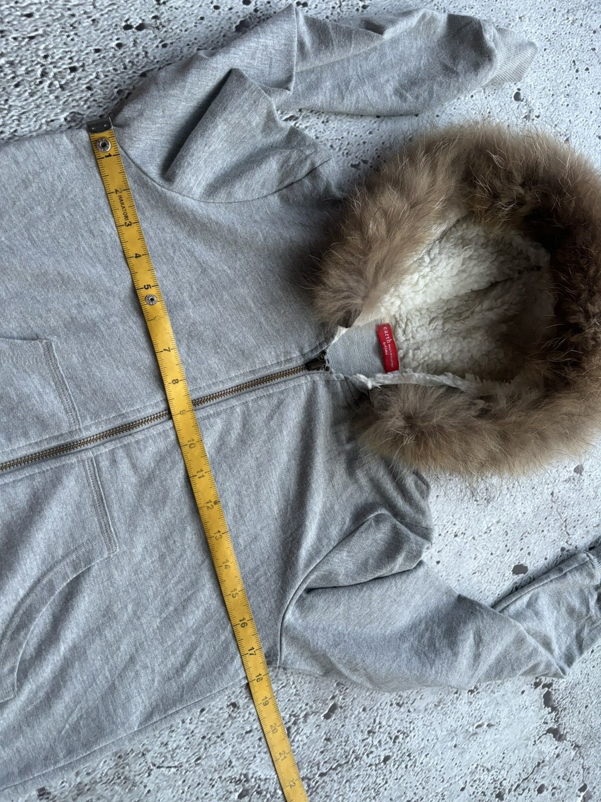 If Six Was Nine Y2k earth red label ifsix lgb style fur hoodie Size US S / EU 44-46 / 1 - 9 Thumbnail