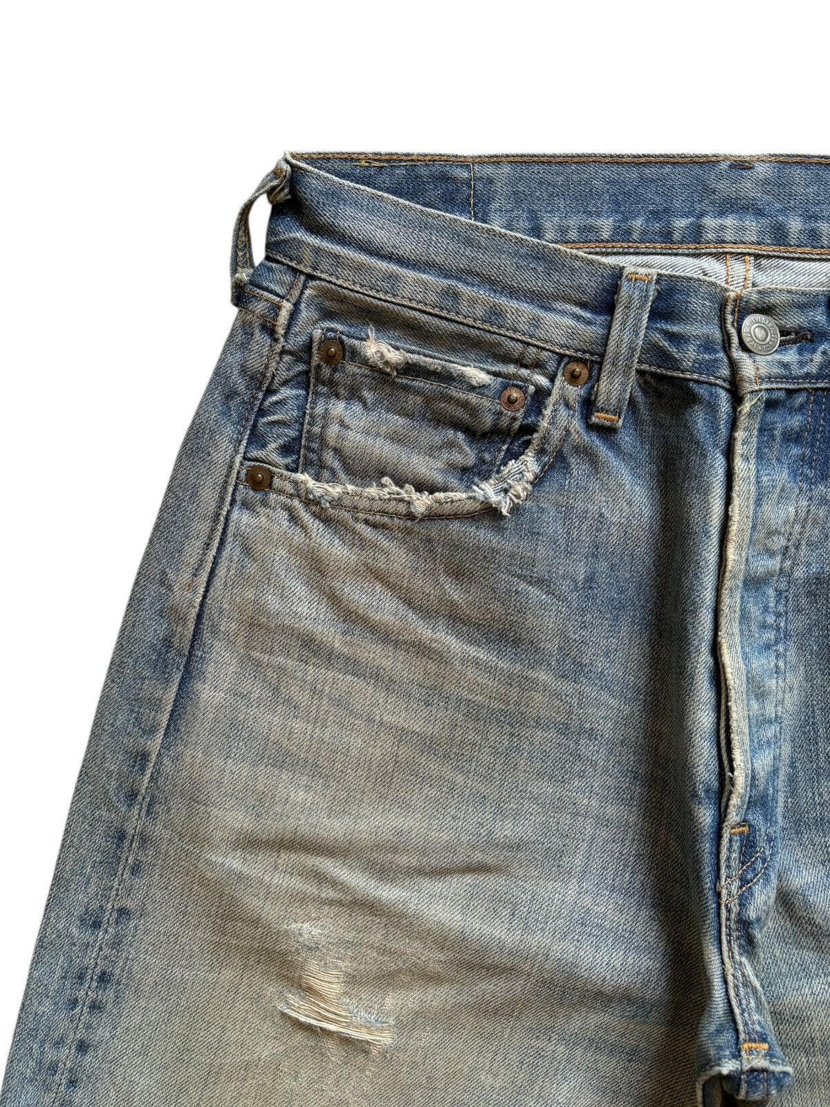 Levi's × Levi's Vintage Clothing Vintage 80s Levis 501 Big E Selvedge Mud Wash Jean Shorts Size US 29 - 6 Thumbnail