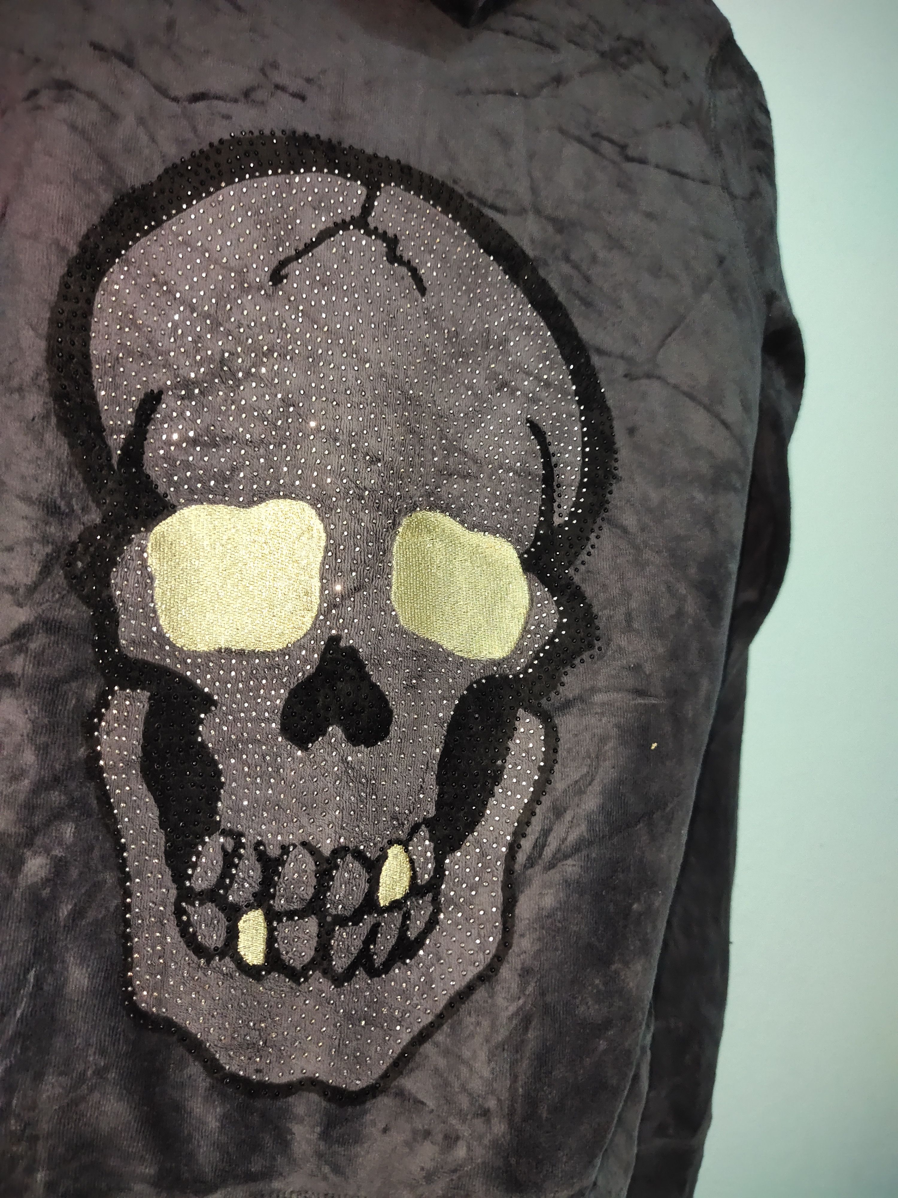 Christian Audigier × Ed Hardy Ed Hardy Skull Embroidered Sweater Size S / US 4 / IT 40 - 7 Thumbnail