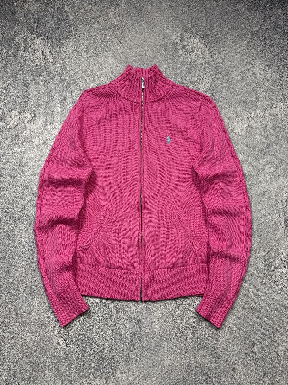 Polo Ralph Lauren Vintage Polo Ralph Lauren Casual Stripe Zip Sweater Y2K Size L / US 10 / IT 46 - 1 Thumbnail