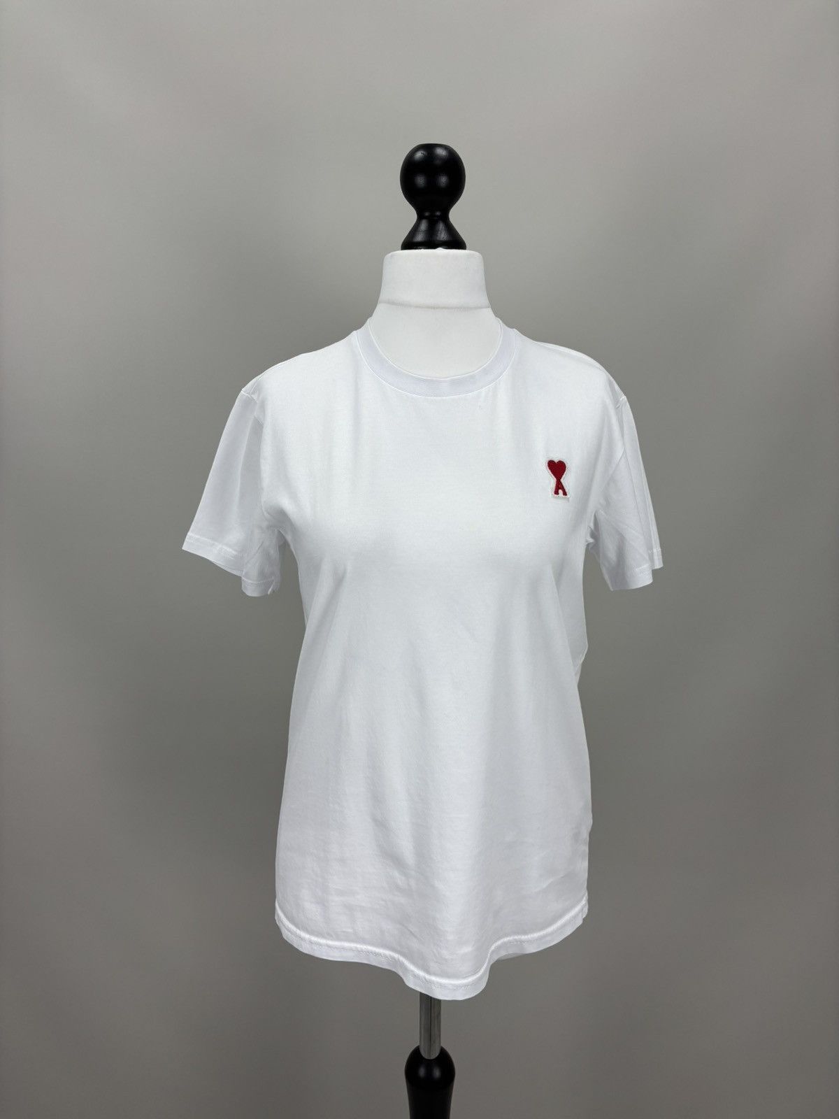 AMI Womens t shirt Alexandre Mattiussi AMI Size S Color White Size S / US 4 / IT 40 - 1 Thumbnail