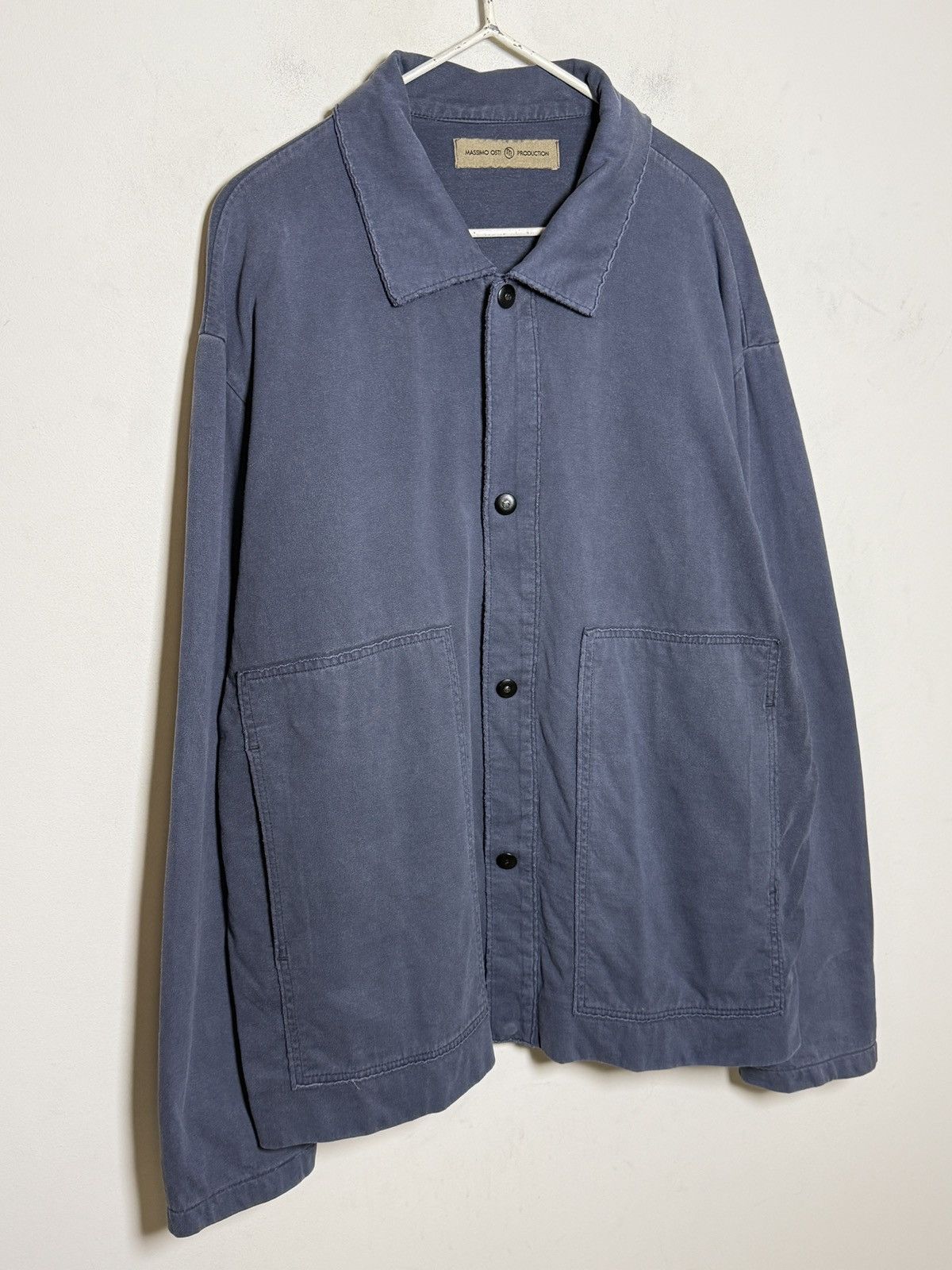 Stone Island Massimo Osti Production solid cotton work jacket Size US XL / EU 56 / 4 - 7 Thumbnail