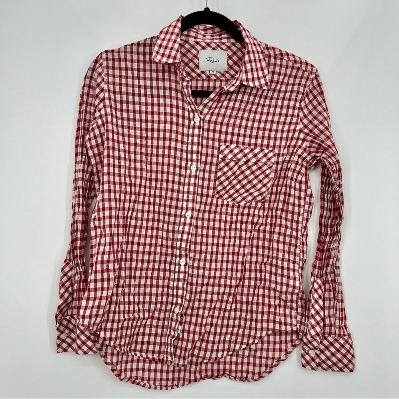 Rails Rails Farrah Plaid Button Shirt Top Blouse Gingham Checkered Size XS / US 0-2 / IT 36-38 - 1 Thumbnail