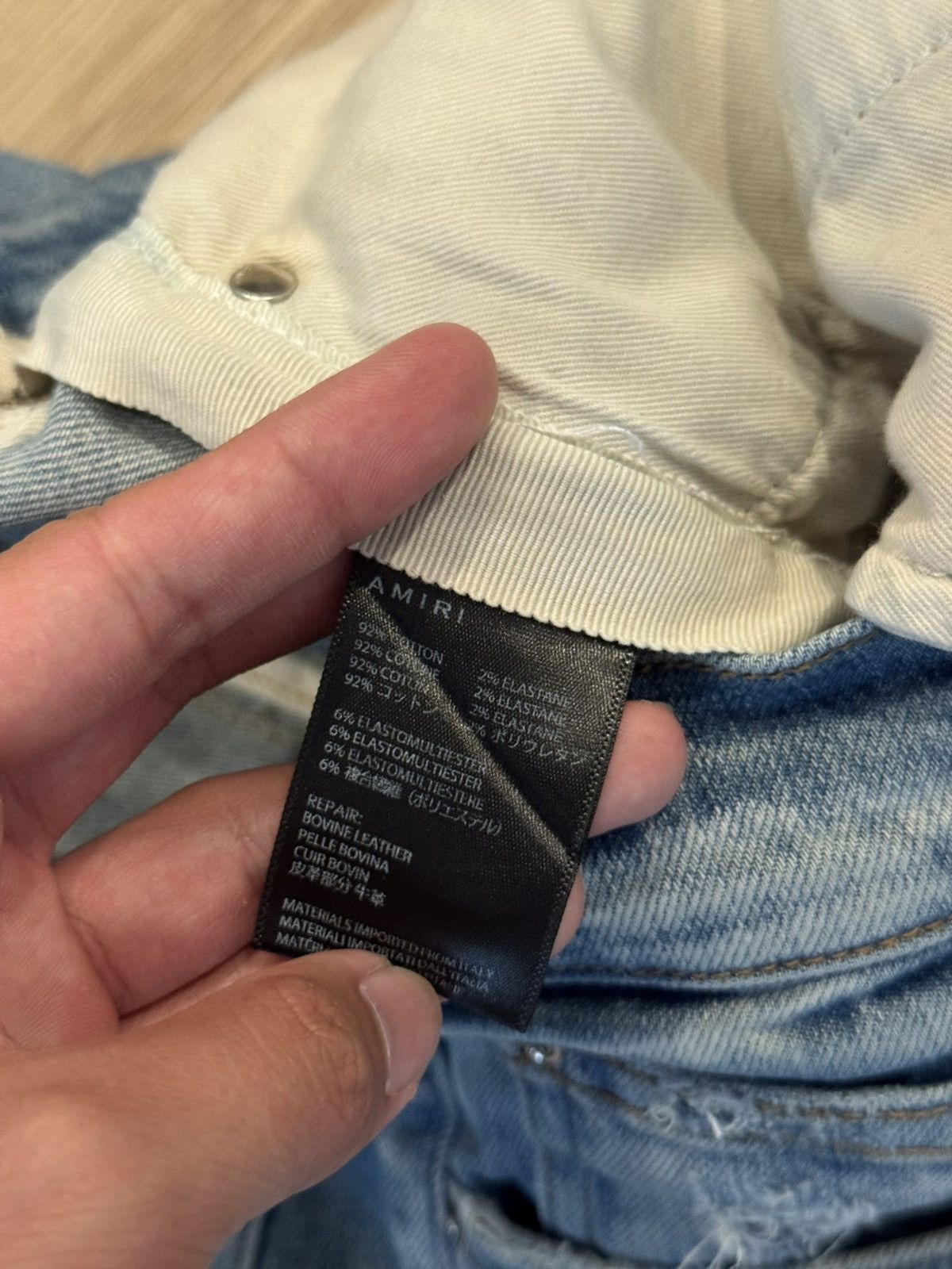 Amiri Amiri Mx1 Black Patch Size US 34 / EU 50 - 5 Thumbnail