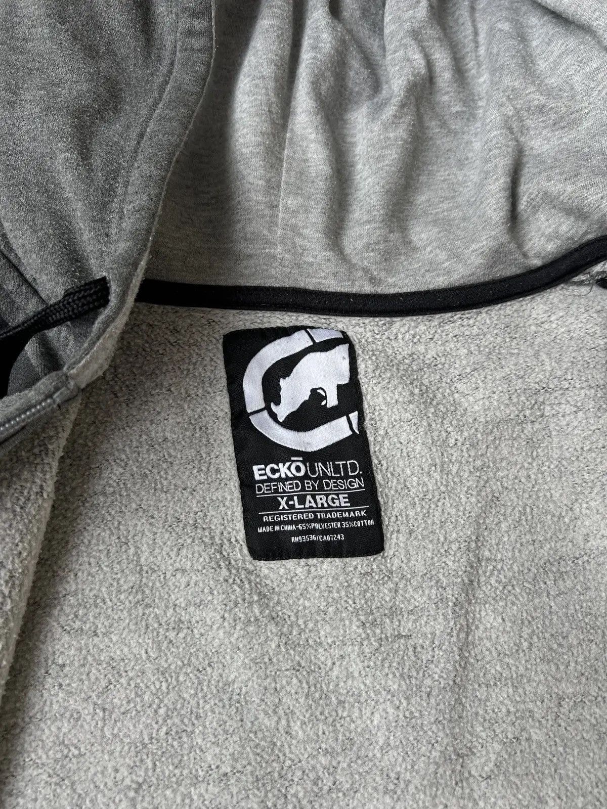 Ecko Unltd. × Vintage Vintage Ecko Unltd Big logo zip hoodie rap sk8 style Size US XL / EU 56 / 4 - 6 Thumbnail