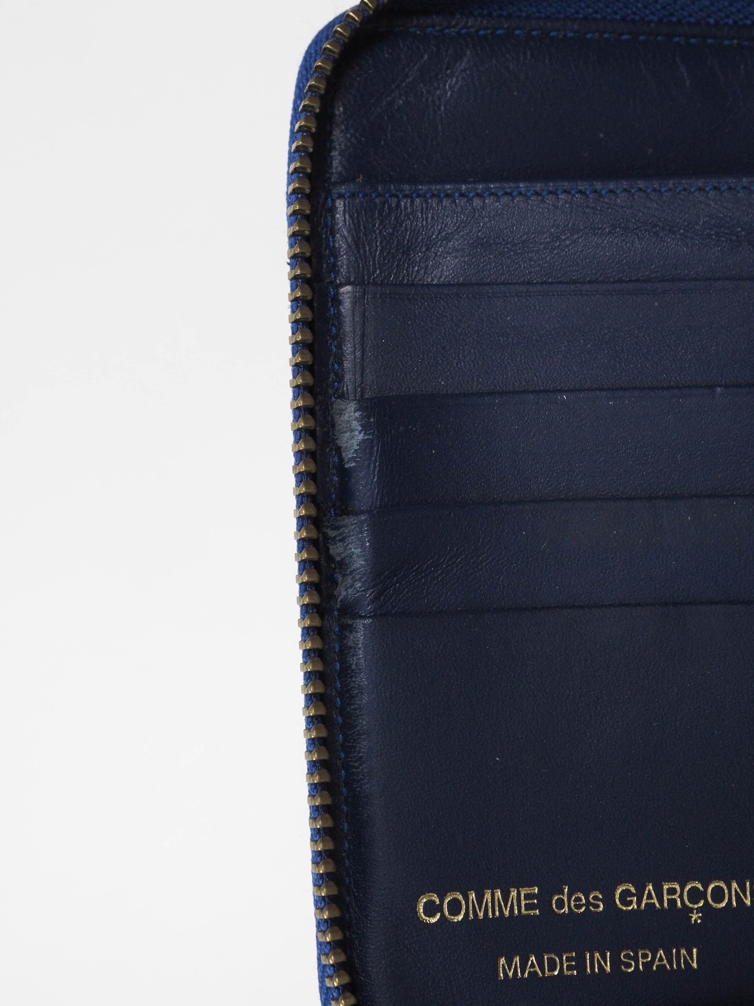 Comme des Garcons Comme des garçons blue leather wallet Size ONE SIZE - 13 Thumbnail