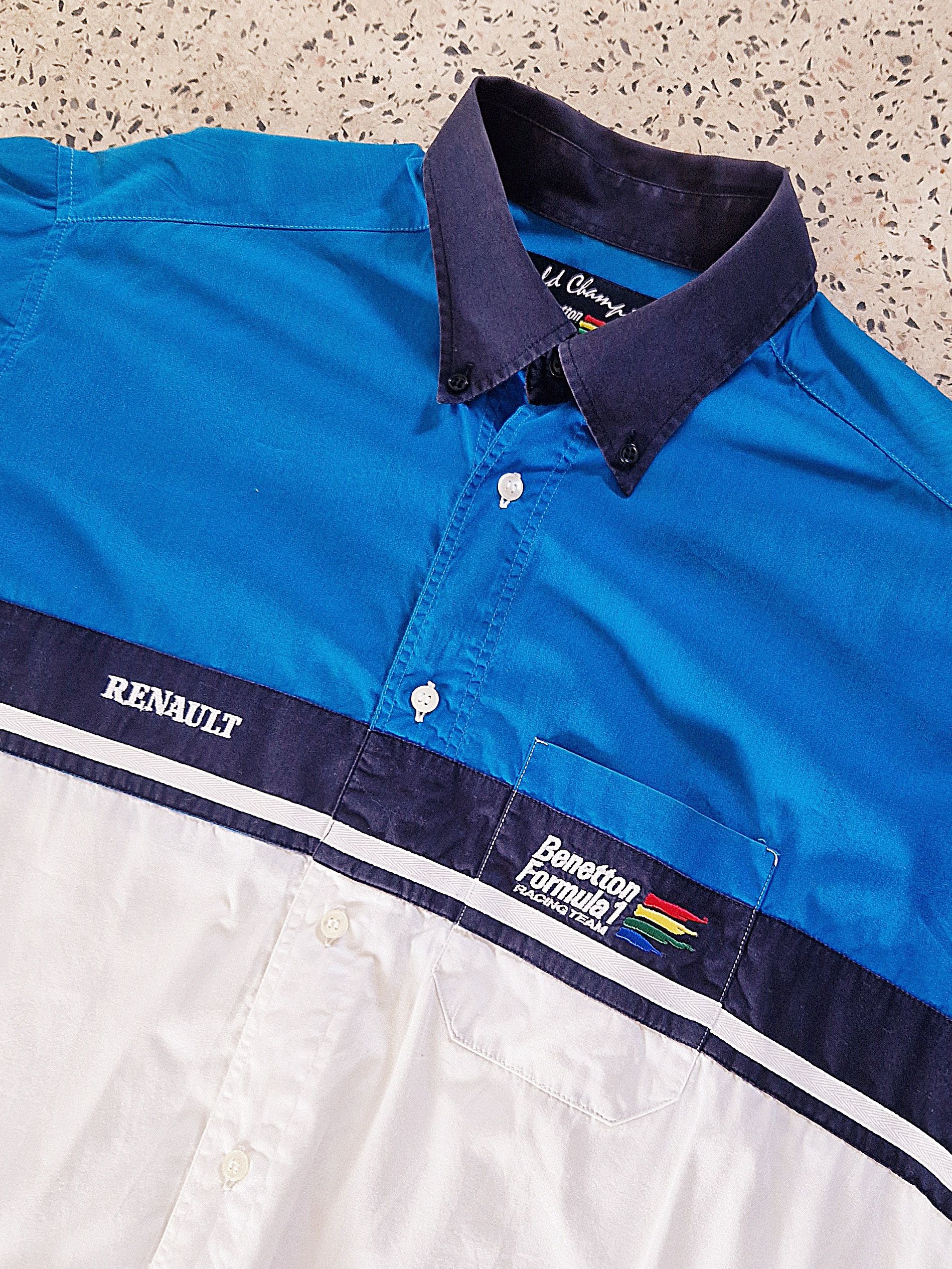 United Colors Of Benetton 1995 Benetton Formula 1 Renault Racing Team Shirt Size US L / EU 52-54 / 3 - 5 Thumbnail