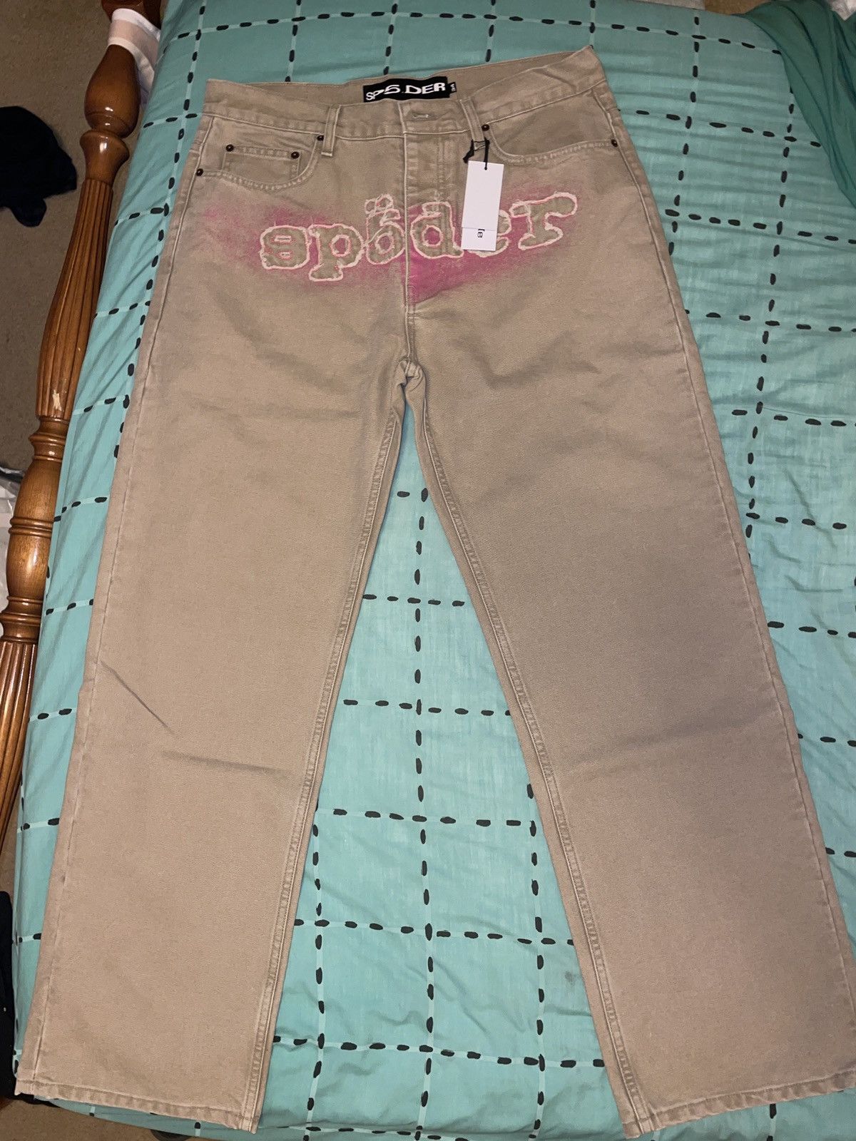 Designer × Sp5der SP5DER CANVAS WORK PANT - Tan / 34 Size US 34 / EU 50 - 1 Thumbnail
