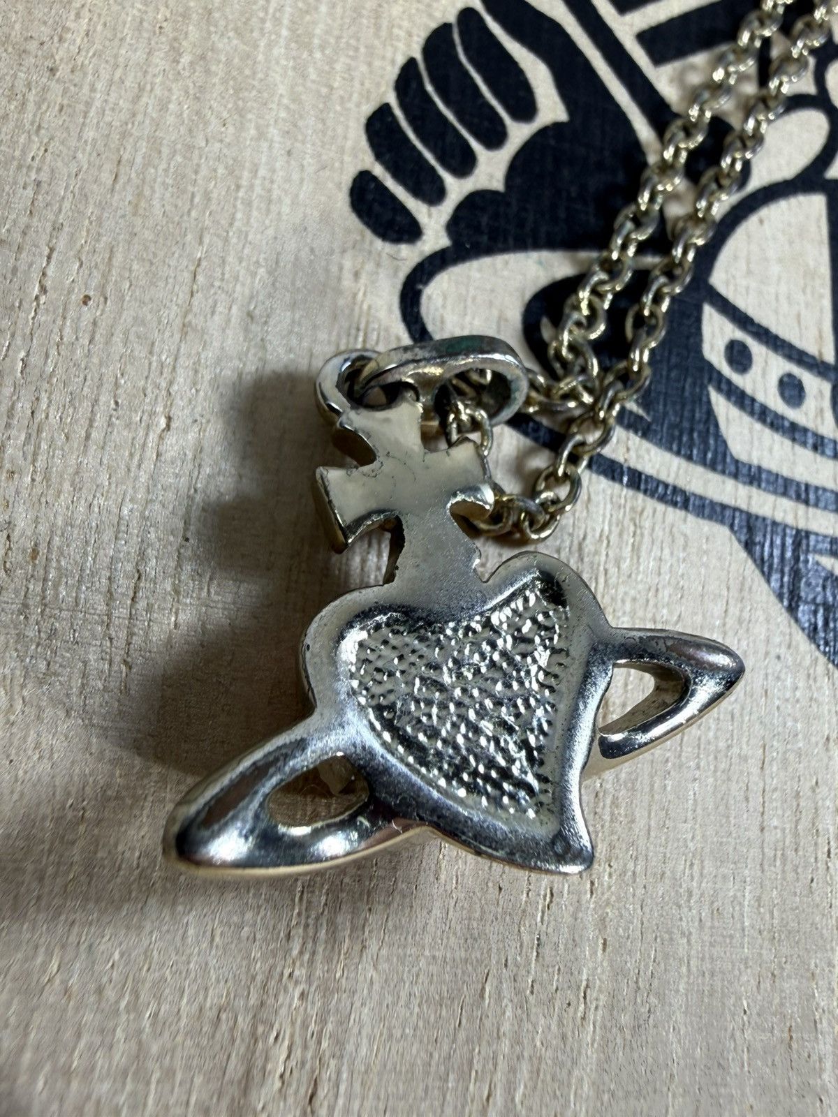 Vivienne Westwood Vivienne Westwood Diamante Heart Pendant Necklace Red Size ONE SIZE - 12 Thumbnail