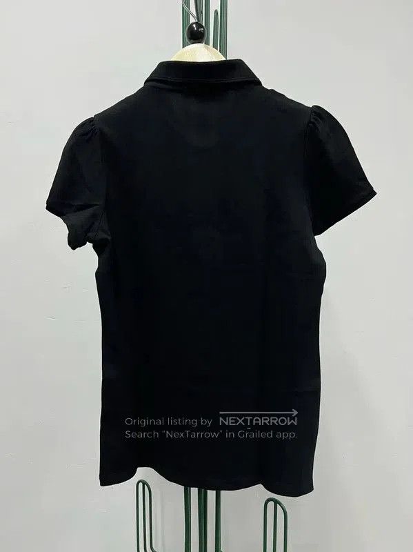 Burberry Burberry Black Cotton Short Sleeve Polo Shirt. Size M / US 6-8 / IT 42-44 - 2 Thumbnail