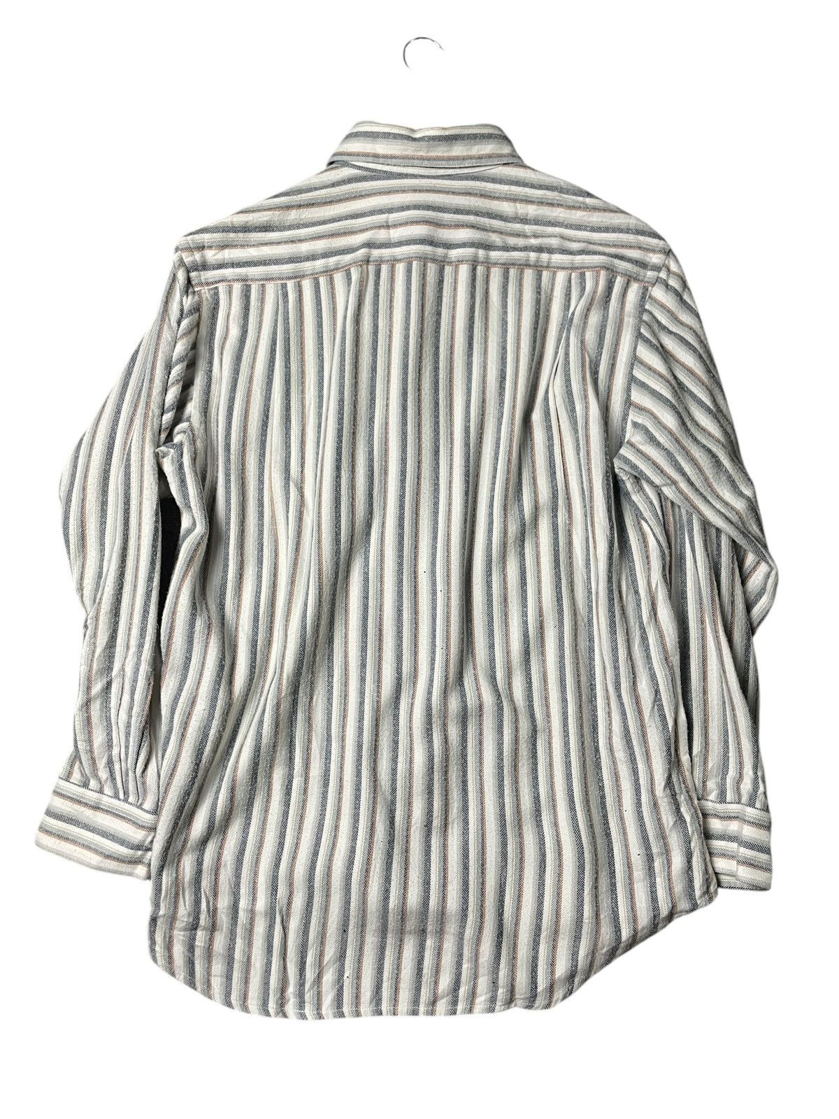 Fila × Japanese Brand × Vintage Vintage FILA Striped Button Up Shirts (95) Size US L / EU 52-54 / 3 - 5 Thumbnail