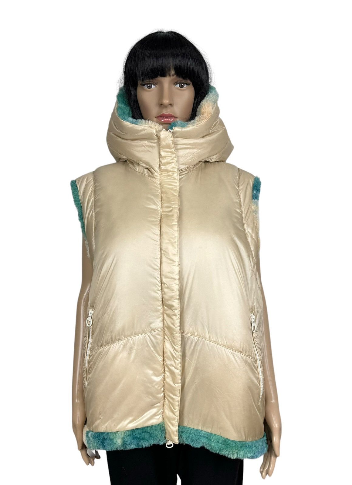 Other Duno Faux Fur Reversible Warm Gilet Vest size IT 42 Size M / US 6-8 / IT 42-44 - 11 Thumbnail