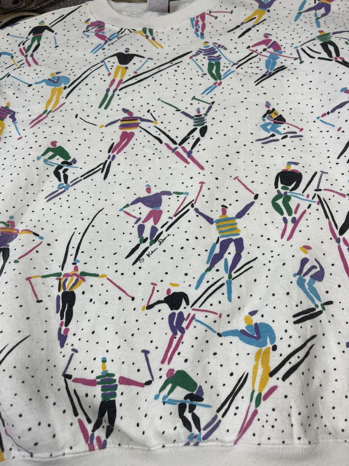 Vintage Vintage Ken Done Full Print Sweatshirt Streetwear Size US M / EU 48-50 / 2 - 10 Thumbnail
