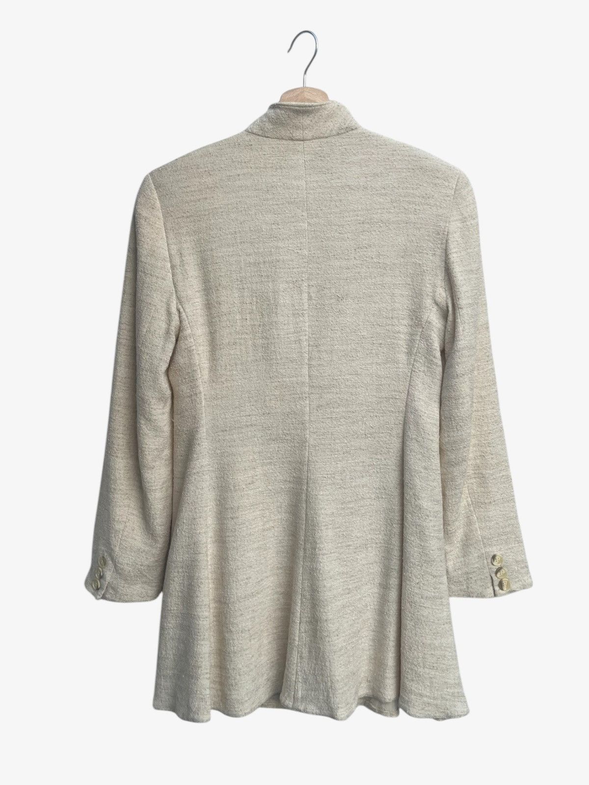 Giorgio Armani Giorgio Armani Single Button Textured Blazer Coat Size XS / US 0-2 / IT 36-38 - 4 Thumbnail