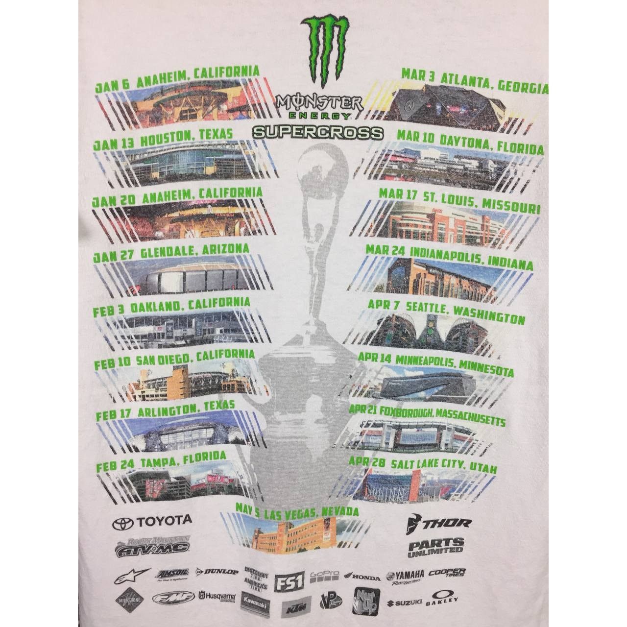Alstyle Monster Energy Supercross AMA World Championship Tee Size US S / EU 44-46 / 1 - 14 Thumbnail