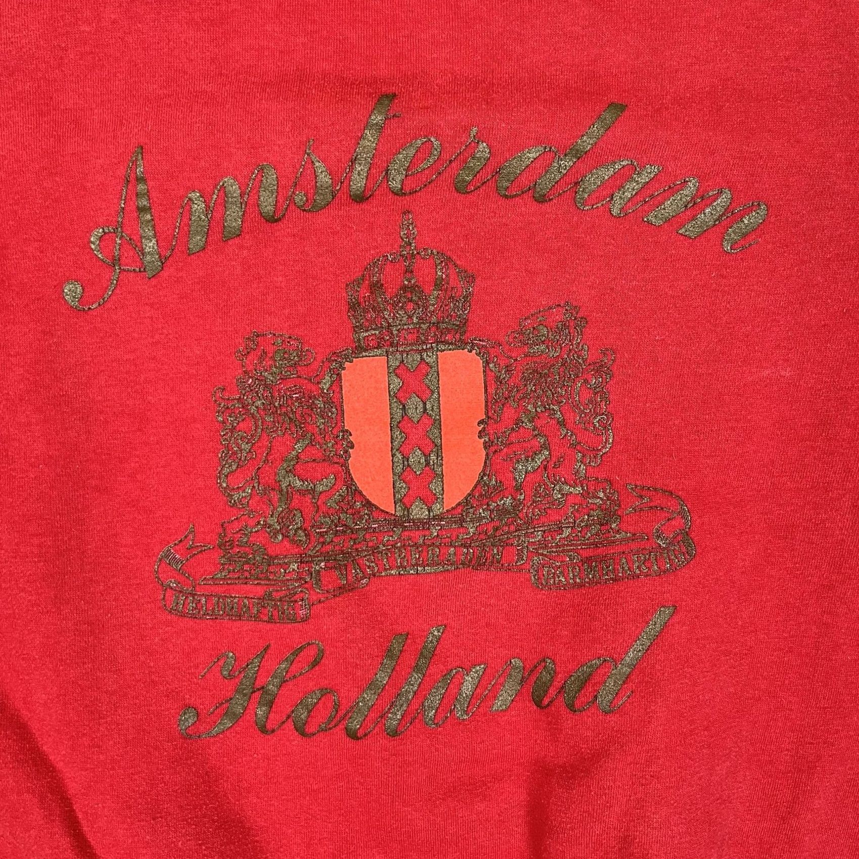 Vintage VINTAGE Amsterdam Holland Sweatshirt Mens Large Red Fleece Crewneck Pullover Size US L / EU 52-54 / 3 - 2 Thumbnail