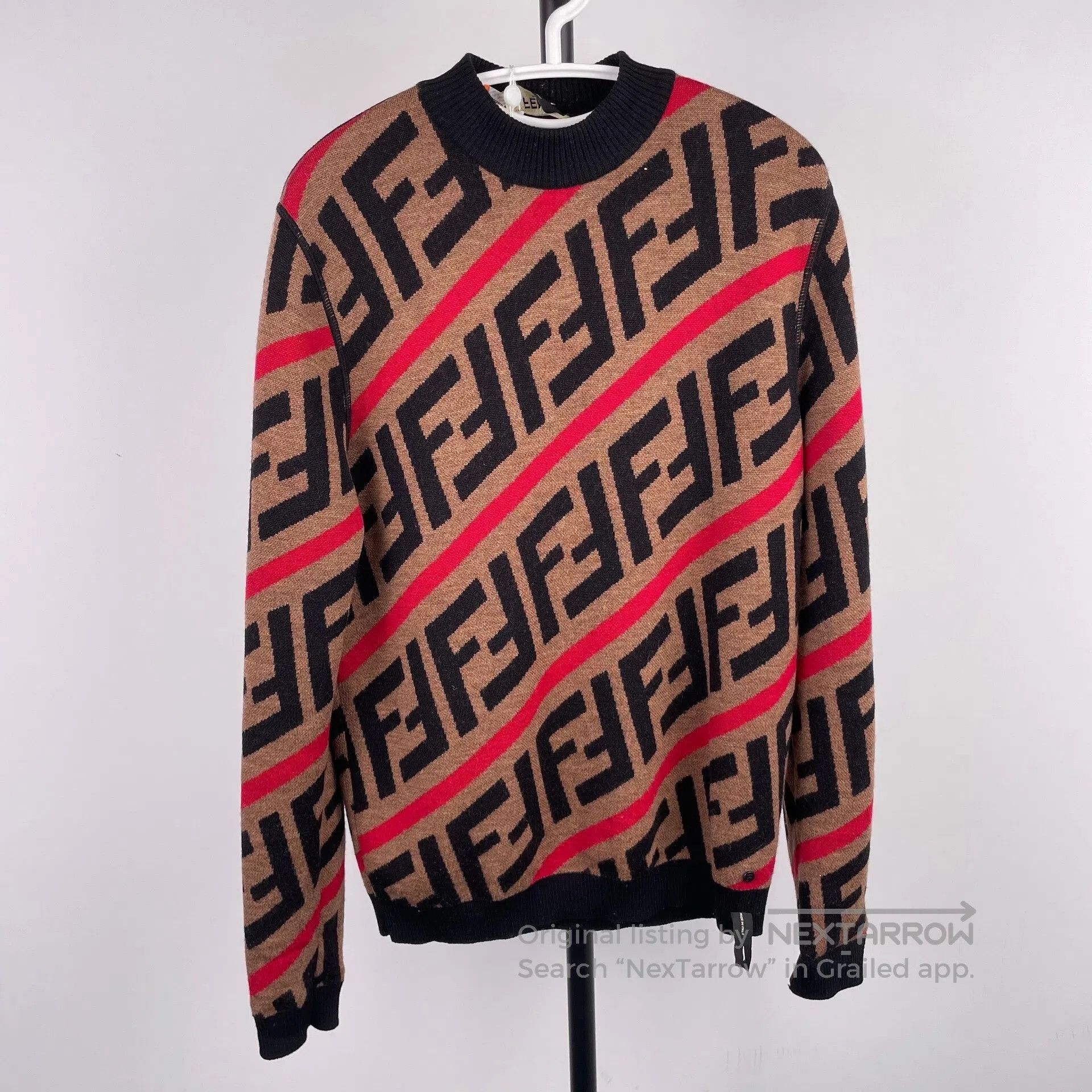 Fendi FENDI Black logo cotton hoodie size 46 with color block| Size US S / EU 44-46 / 1 - 1 Thumbnail