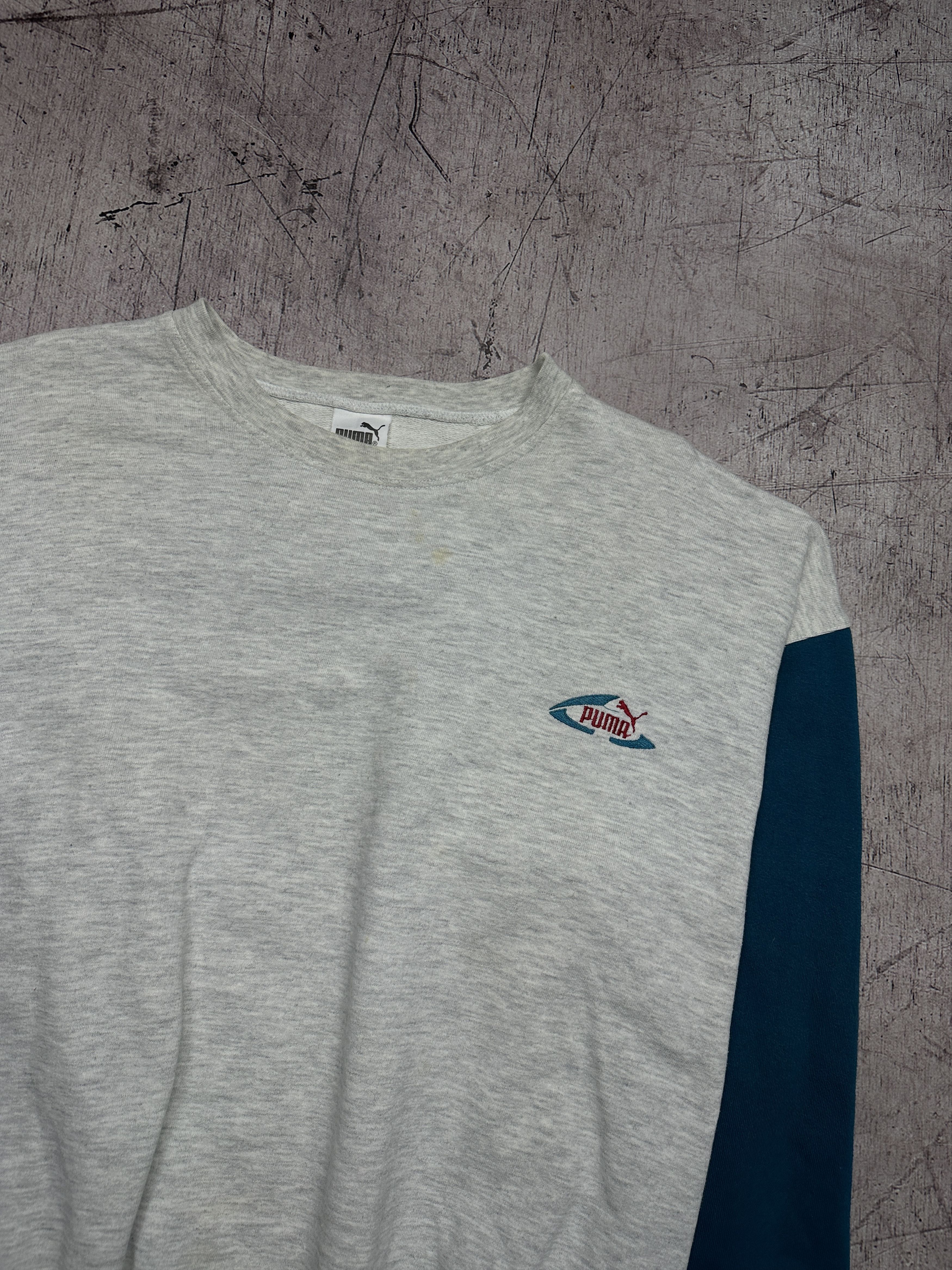 Puma × Vintage Puma 90s Vintage Mens Track Top Suit Sweatshirt + Pants Size US 34 / EU 50 - 3 Thumbnail