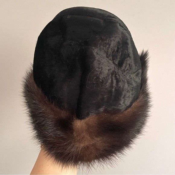 Vintage Vintage Velvet Burlesque Cocktail Sculpted Headband Half Hat Size ONE SIZE - 8 Thumbnail