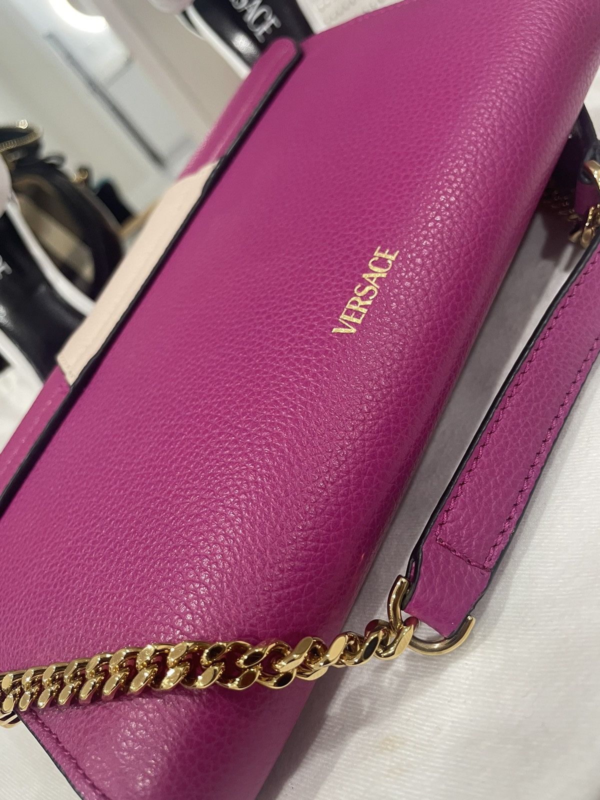 Versace VERSACE VIRTUS LEATHER HANDBAG Size ONE SIZE - 6 Thumbnail