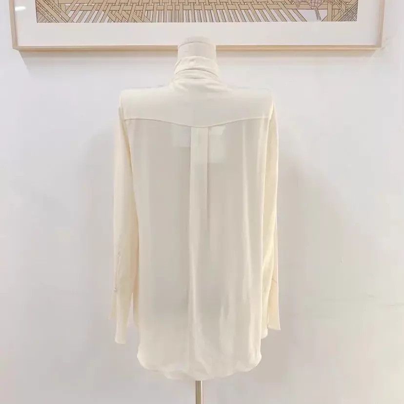 Chloe Chloe White Top 36 Pre-Owned Size XS / US 0-2 / IT 36-38 - 3 Thumbnail