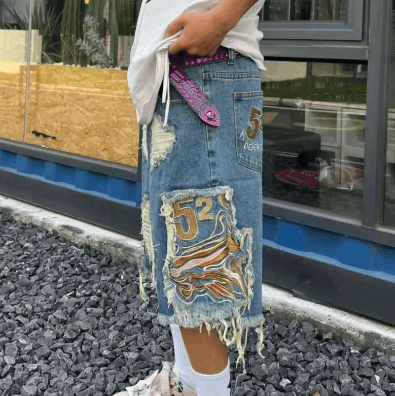 Japanese Brand Denim Shorts Size US 34 / EU 50 - 3 Thumbnail